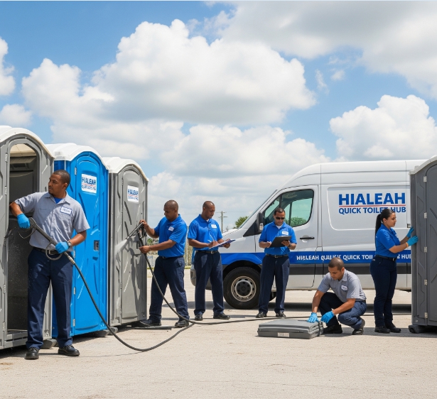 hialeah quick toilet hub team